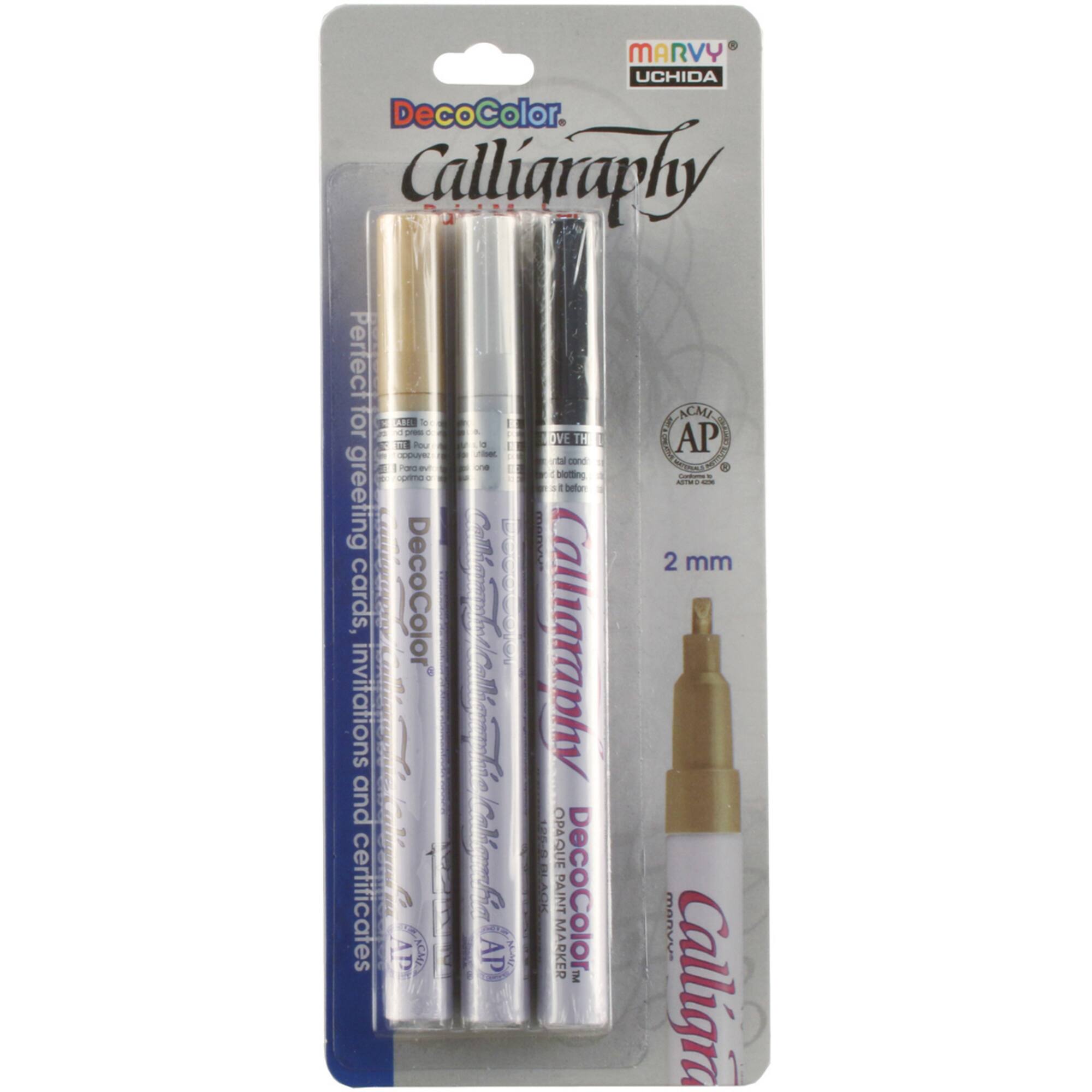 DecoColor® Calligraphy Opaque Paint Marker Set